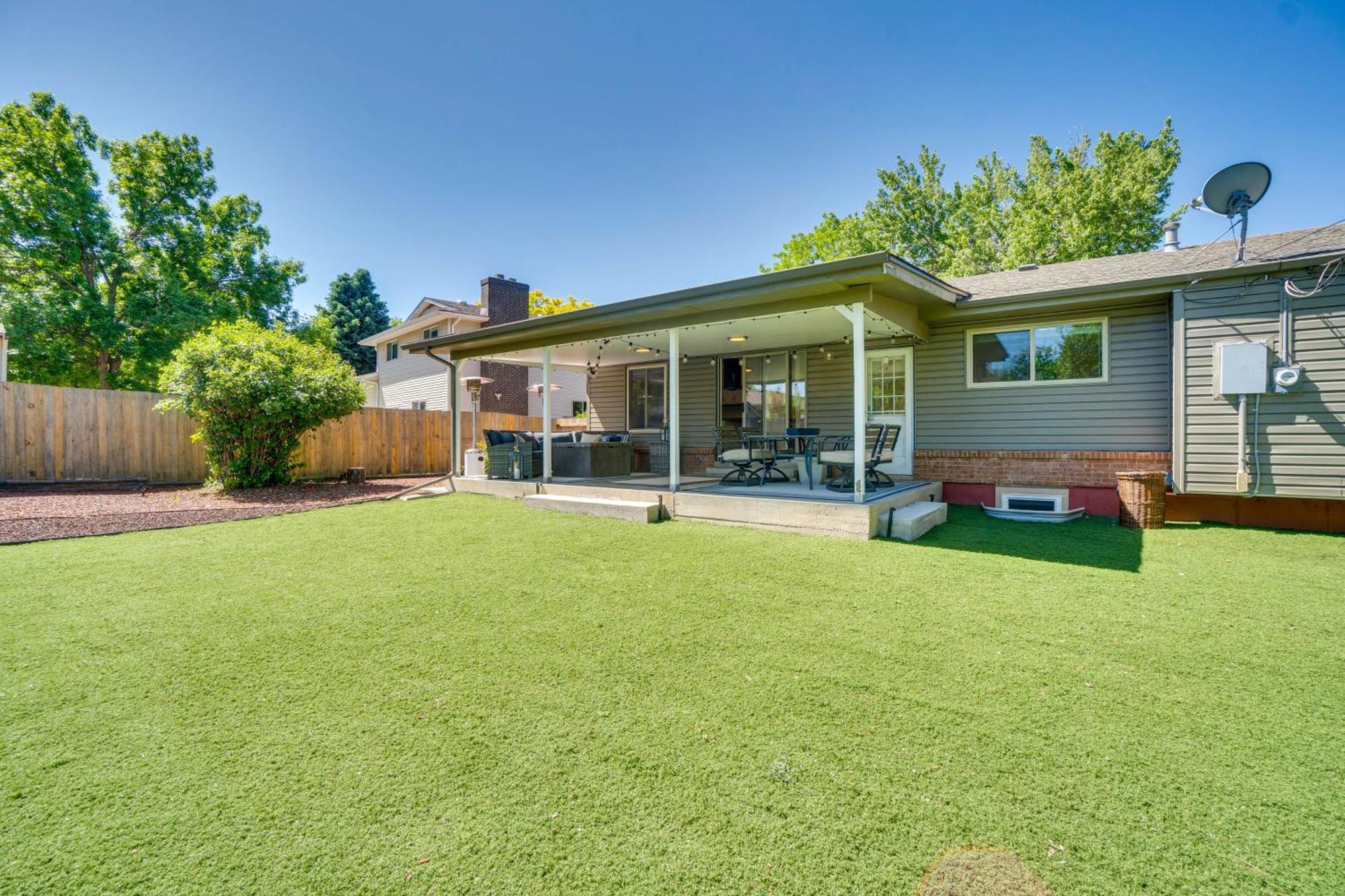 Centennial Home With Covered Patio And Fire Pit! Exterior photo