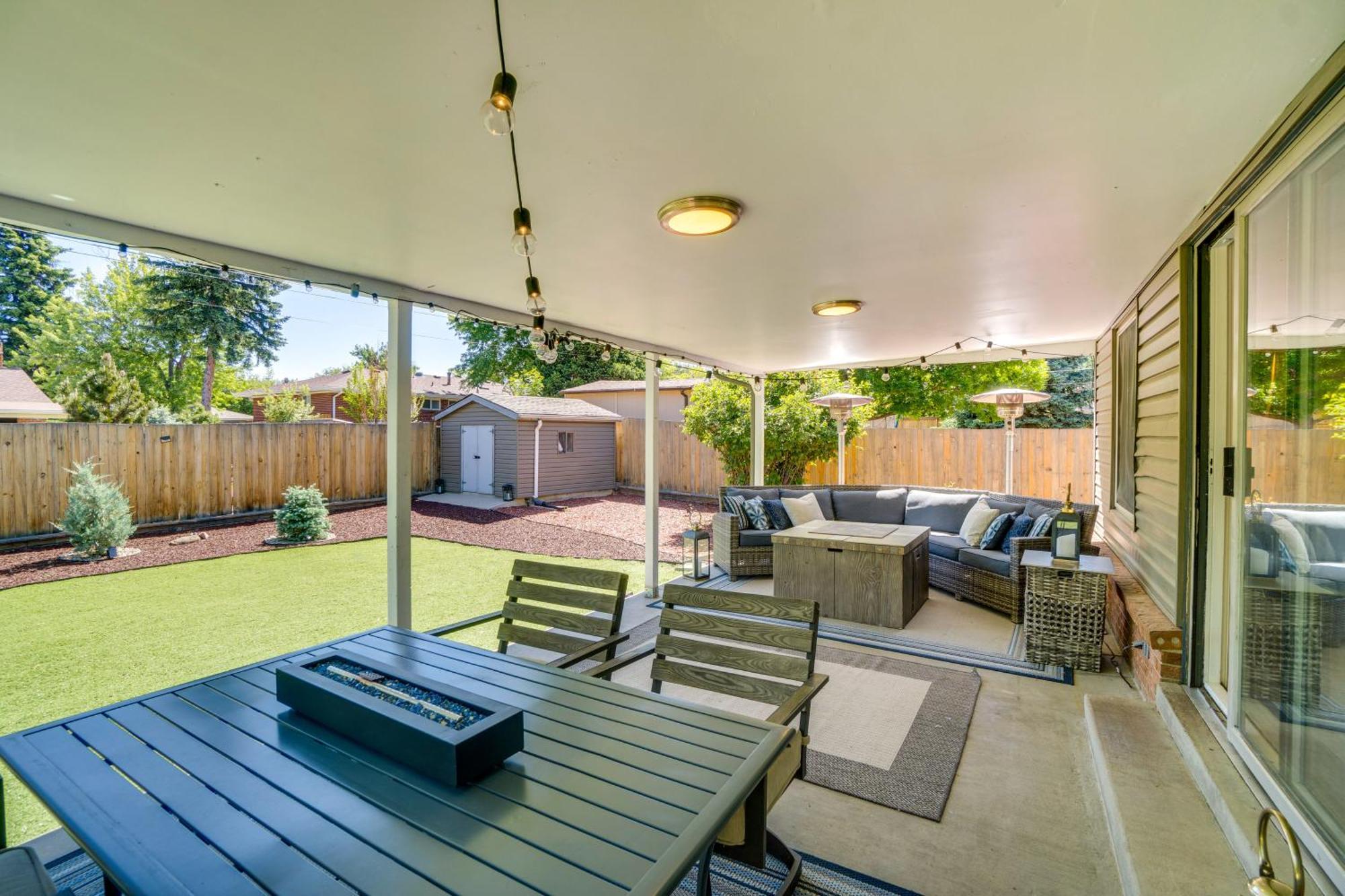 Centennial Home With Covered Patio And Fire Pit! Exterior photo
