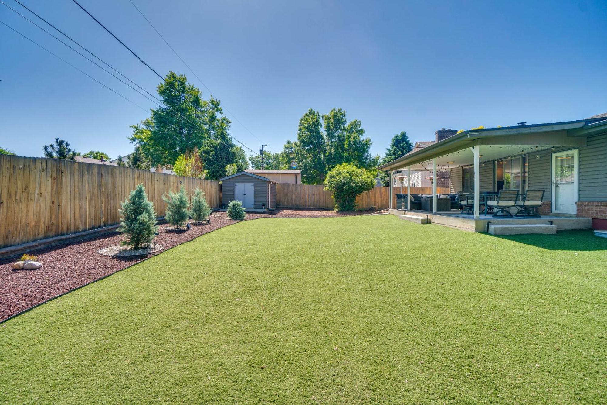 Centennial Home With Covered Patio And Fire Pit! Exterior photo